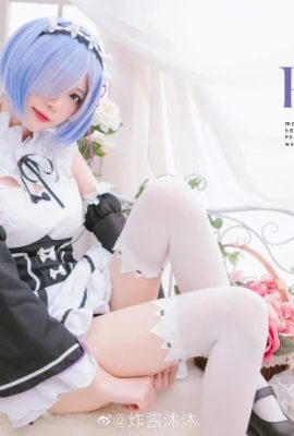 “Re: Life in a Different World from Zero” Cosplay Rem Maid gợi cảm (CN: Zhajiang Mumu) (13P)