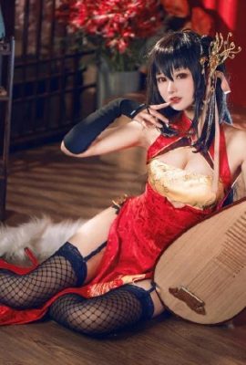 Cosplay Sườn xám lụa đen “Azur Lane” Big Phoenix và Spring Dawn (CN: Hanyu Sanwei) (9P)