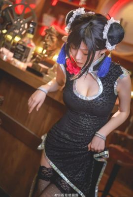 Final Fantasy 7 Remake Tifa Cheongsam cos cn Vanilla Meow Lulu (9P)