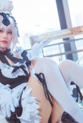 FGO Black Joan of Arc Maid @芊芊香w (Nhiếp ảnh: Kosaka Junww) (Kugou Mushroom·Firefly Animation Music Carnival) (12P)