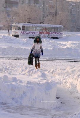 NudeInRussia Maria 8523Km Của Đường Sắt Xuyên Siberia (153P)