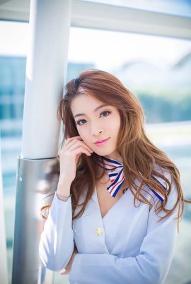 (Ảnh cô gái Đài Loan)Người mẫu Đài Loan-Liu Siqi, một nữ tiếp viên xinh đẹp (50P)