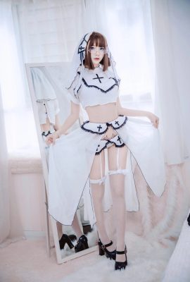 (Bộ sưu tập trực tuyến) Phúc lợi Ji Xianjiu Airi “Nun” No Holy Light VIP Phúc lợi Post (46P)