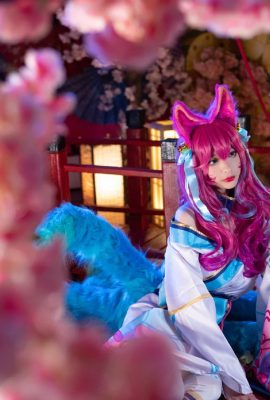 Liên Minh Huyền Thoại Ahri Soul Lotus@Xianjuanyeye (Nhiếp ảnh: @EXIT飞鱼) (10P)