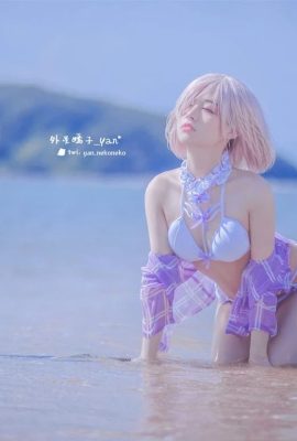 Fate Mashu áo tắm ướt cos hình ảnh đẹp (CN: Alien Yanzi_Yan) (9P)