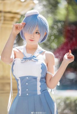 “Re: Life in a Different World from Zero” Những hình ảnh cos dễ thương của vợ Rem (CN: Black Cat OvO) (9P)