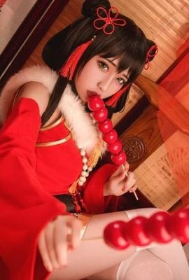 Hình ảnh cosplay “Glory of the King” Sun Shangxiang (CN: Cat Tian Sheng Nana) (10P)