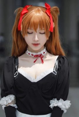 Cosplay Asuka “Neon Genesis Evangelion” (CN: Bánh bao tôm ma thuật) (10P)