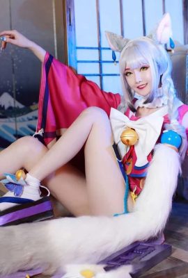 Cosplay chủ tiệm mèo “Onmyoji” (CN: Demon King Luer_) (8P)