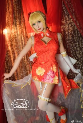 Fate/GrandOrder Nero Claudius sườn xám@亚奇_ (9P)