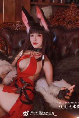 “Azur Lane” Zhu Juan Yuyue Akagi ăn mặc sexy ngực khủng cos hình ảnh đẹp (CN: Shui Miao aqua) (9P)