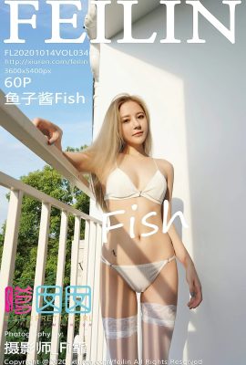 (FEILIN嗲囡囡 Series) 2020.10.14 Vol.346 Caviar Fish phiên bản đầy đủ không có hình mờ (61P)