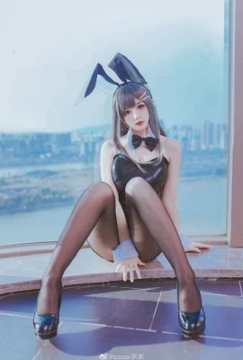 Cậu bé đầu heo sẽ không mơ về tiền bối thỏ Mai Sakurajima @coser Yiyi (9P)