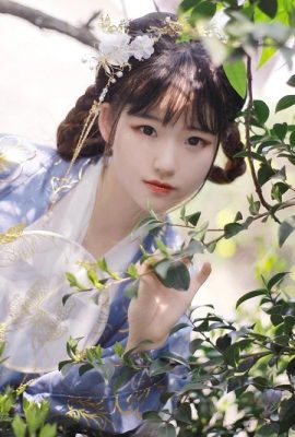 Xia Ningning-Hanfu Tôi muốn cùng bạn trở thành một đôi xương và từ biệt bài hát này.