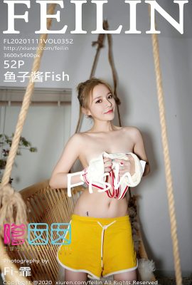 (FEILIN嗲囡囡 Series) 2020.11.11 Vol.352 Caviar Fish phiên bản đầy đủ không có hình mờ (53P)