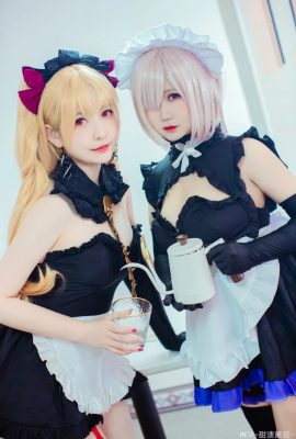 Fate/GrandOrder Doujin Maid ver. Ereshkigal: @-ngọt ngào khói-, Mash Kirilet: @rađa lùn đông lạnh nhanh (9P)