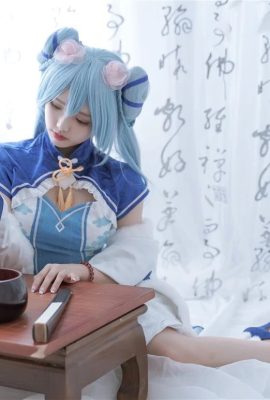 Chia sẻ hình ảnh xinh đẹp của cô gái ngây thơ cos Hatsune Miku (CN: nữ sinh A-Xuan) (9P)