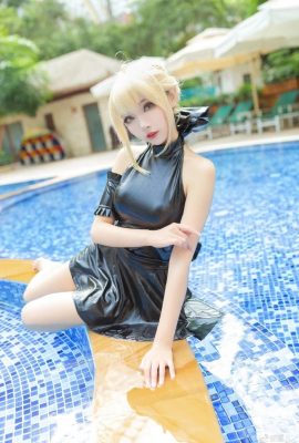 FGO Arturia Pendragon〔Alter〕Áo tắm@黄儿_ (9P)