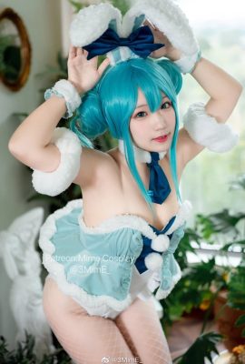 Hatsune Miku Cô Gái Thỏ Trắng@3MimE_ (9P)