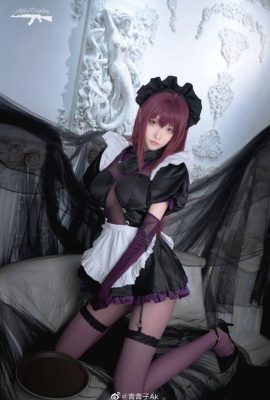 FGO Scathach cos thợ thủ công bậc thầy người giúp việc cn Qing Qingzi Ak (9P)