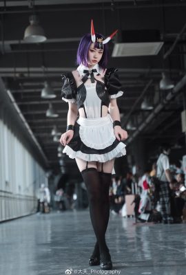 FGO Shuten Douji Fan Maid@Muốn hết đường, bỏ đá và thêm kem giòn (Nhiếp ảnh: @大夫_Photoography) (9P)