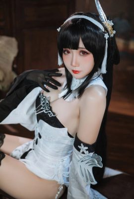 Đầm trắng đen Zhenhai Carbon Azur Lane Zhenhai (23P)