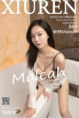 (Xiuren Showman Series) 2021.01.25 No.3042 An Ran Maleah phiên bản đầy đủ không có hình mờ (87P)