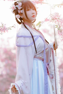 Lời cầu nguyện thần hoa Nyako Sakura Hanfu