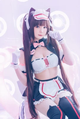 (Shimozuki Shimo) Bộ đồ đua sô cô la NEKOPARA-12 miếng