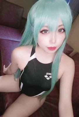 (cosplay) (Sakata Nyama) Đó là Suzuya, một vận động viên bơi lội cạnh tranh! Con chó bán thời gian! (Bộ sưu tập Kantai)