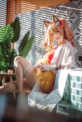 Kudo Shinwu Cosplay Arknights Angelina Xia Hui Áo Tắm