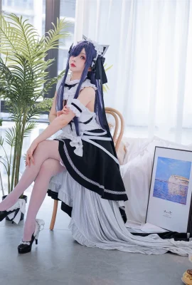 Cosplay Rioko Liangliangzi nút thịt hot hot tháng 8 trang phục giúp việc