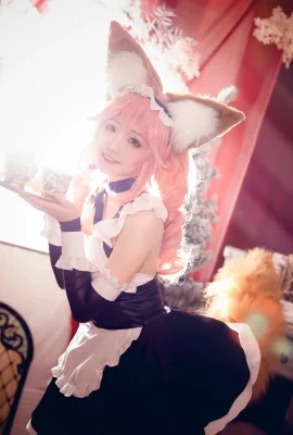 Kise Ryousa_Rabbit Half-Sen Cosplay số phận Tamamo cựu hầu gái ver