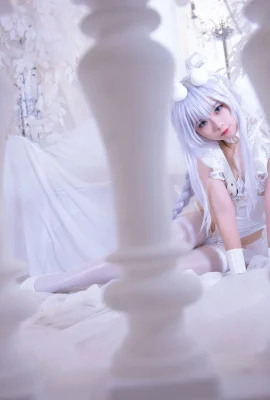 G44 sẽ không bị tổn thương Cosplay Azur Lane làn da luẩn quẩn thỏ trắng lười biếng