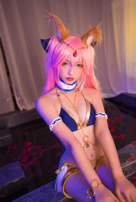 Cosplay Kamakuzaka Mafuyu Tamamo-mae Vũ công Tình yêu bí ẩn