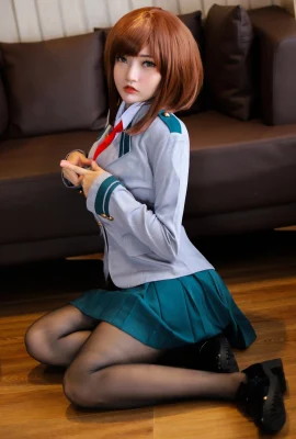 Cosplay khoai tây Godzilla Uraraka Ochako Uraraka