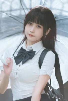 Phổ biến Coser không ngu ngốc Cat JK Schoolgirl Outdoor Chủ đề Sexy White Short T-T-với Váy xếp li đen lộ ra Silk Black Silk tuyệt vời cho thấy thân hình tuyệt đẹp Sexy ảnh 59p